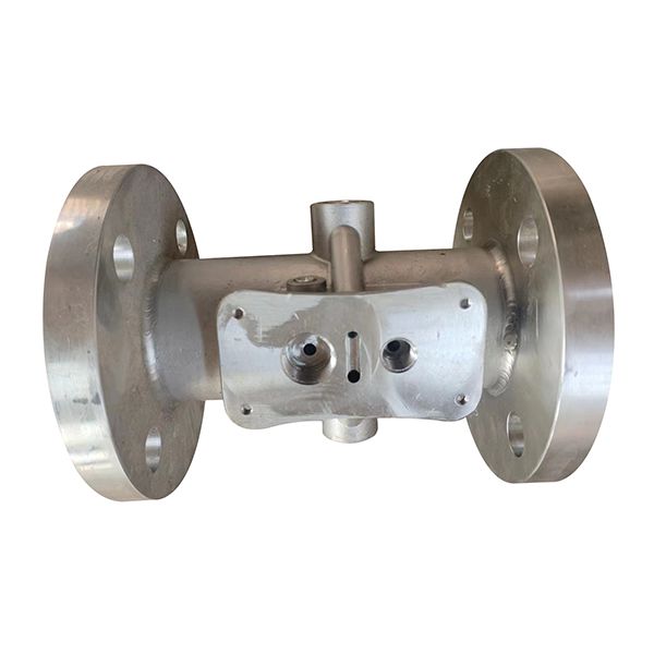 Valve body (turned, milled, and drilled)