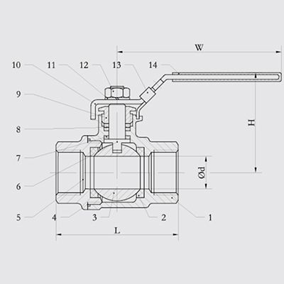 2-Piece Ball Valve